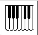 23 Pentatonic Scale The Black Keys on the Piano Keyboard We can make up very beautiful music, using one or two hands, by only playing on the five black keys of the piano.