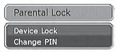 Settings Child lock Your receiver is equipped with a child lock. This secures the receiver against unauthorised use.