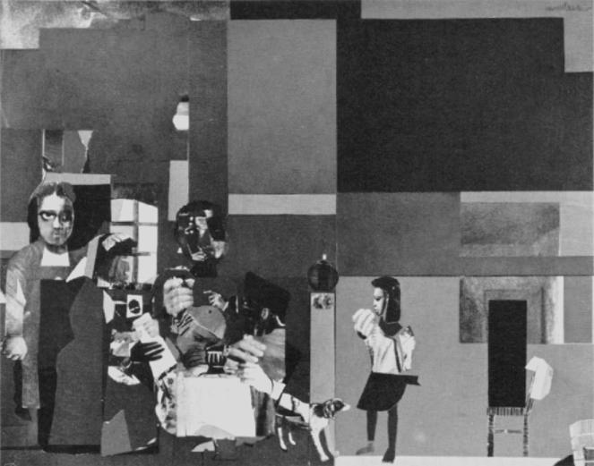 PRACTICE QUESTIONS Field 13: Art 1. Use the reproduction below of Blue Interior Morning by Romare Bearden to answer the question that follows.