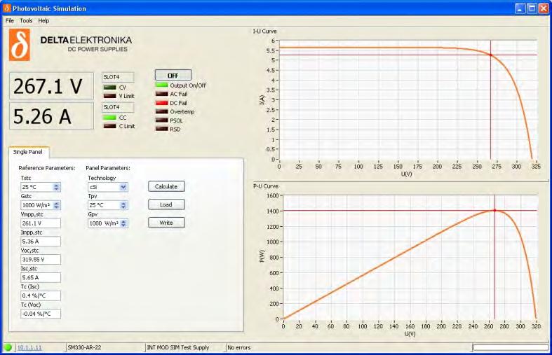 7 Ta ble sim u la tion The simulation interface can simulate a cus tom curve based on a ta ble as de scribed in chapter. A separate application is available specifically for this mode.