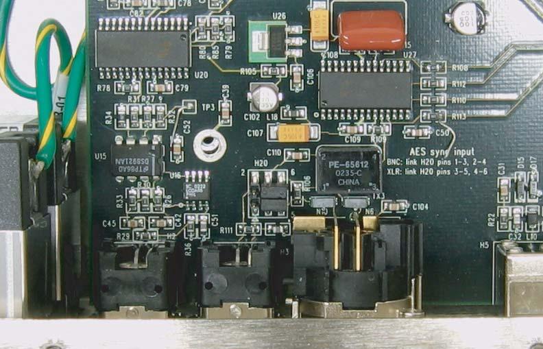 BNC XLR Internal sync input jumper 1 2 4 3 5 1 Back panel TCC, MADI, and fiber connectors 1. TCC IN/Out (DB15) Connect TCC IN to TCC control port at local unit.