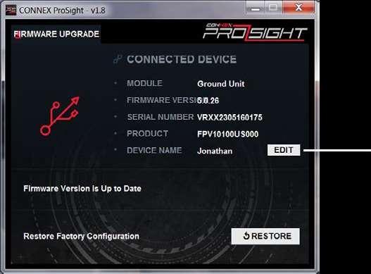 The firmware upgrade process is performed automatically to the latest firmware