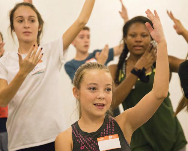 Foundational technique through positions, steps, patterns, combinations and rhythm all help students become triple-threat musical theater performers.