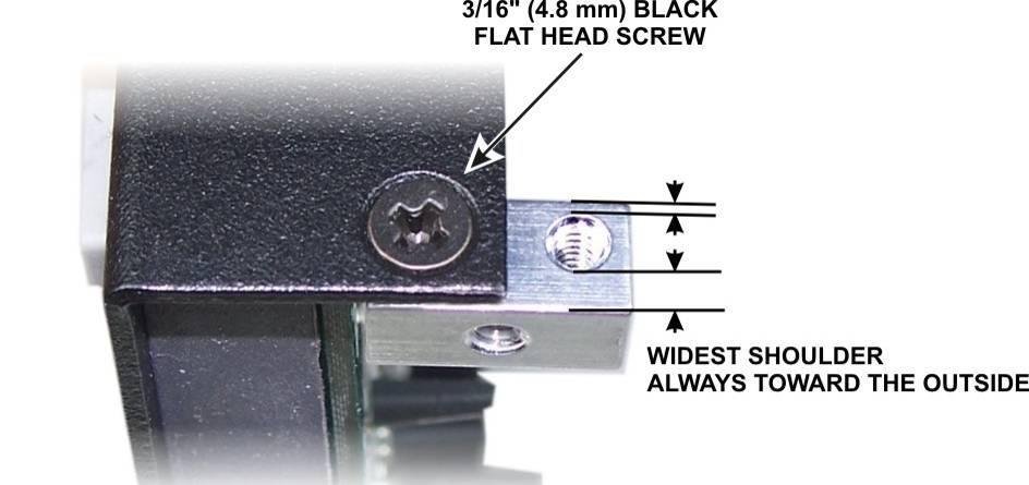 Mount a 2D fastener at the top of the front panel assembly as shown in Figure 7. Do not use a lock washer.