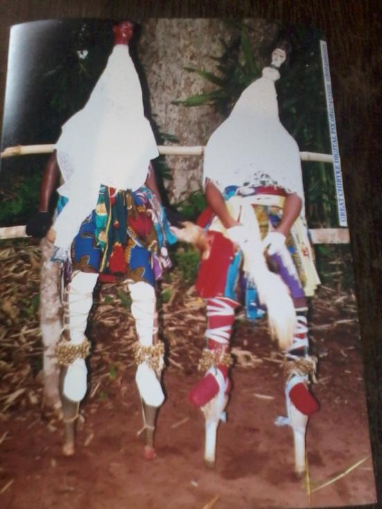 Akas & Egenti: Semiotics in indigenous dance performances The costumes for the dance are usually highly fortified with charms and other protective items for they are meant for the initiates only and