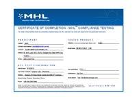 20251,20276, 21149 HDMI Certificate (Cert No.