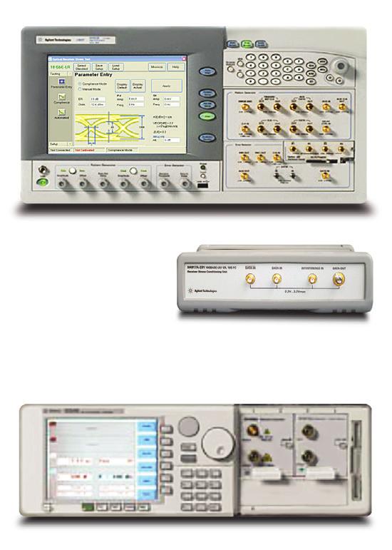 3 Keysight M9037A PXIe Embedded Controller - Data Sheet Optical Receiver Stress Test The calibrated optical receiver stress test solution provides accurate signal stress for receiver tolerance and