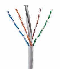 COPPER CABLING SYSTEMS Category 6 Cable Category 6 U-UTP 4 Pair Copper Cable AFL s Category 6 cable is amongst the best performers on the market today.
