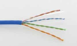 COPPER CABLING SYSTEMS Category 5e Cable Category 5e U-UTP 4 Pair Copper Cable This range of unscreened cables is designed to support Cat 5 Enhanced link and channel performance.