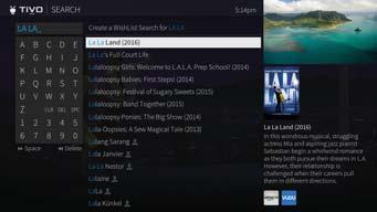 QUICK TOURS 1 QUICK TOUR - STREAMING VIDEOS When you search or browse for movies or individual episodes of series, your results include videos available to stream from your selected video apps no