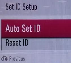 Auto SET ID button 2 3 Monitor