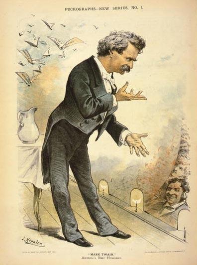 Mark Twain, America's Best Humorist. 1885.