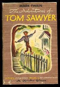TWAIN, Mark (Samuel L. Clemens). Illustrated by Louis Slobokin. The Adventures of Tom Sawyer. Cleveland and New York: World Publishing (1946). Reprint.