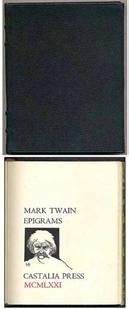 (Massachusetts): Castalia Press 1971. First edition thus. Edited by Timothy Morgan. One of thirty copies, this is unnumbered.