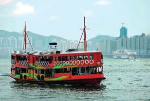 Vocaulary Travelling Grammar focus 1 can/can t: possiility and aility 1 Work in pairs. Look at the photos of Hong Kong and discuss. What different forms of transport can you see?