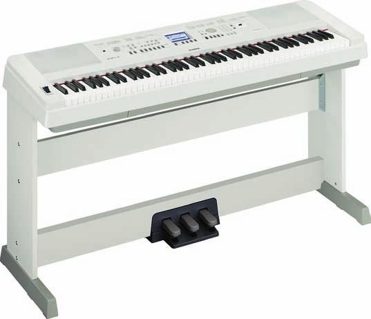 DGX-650 Piano, recording studio, band, orchestra an instrument with immense musical versatility awaits you The DGX-650 is simply loaded with music power.