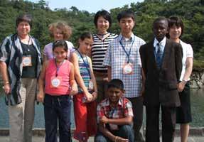 Workshop de educație etică Kyoto, Japonia August 2006 Un workshop de o zi a fost organizat în Kyoto pentru copii şi tineri ce aparţin Reţelei Globale de Religii pentru Copii (GNRC) şi care provin din
