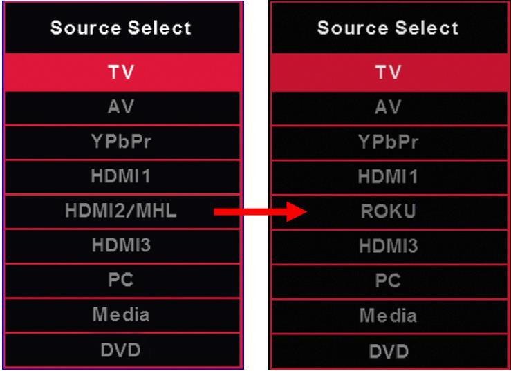 If You ve Connected Cable or Satellite Set-top Boxes to the HDTV 1. Press the button on the side of the FHD Display or the SOURCE button on the remote control and you will see the picture above. 2.
