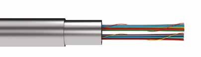 Reinforced steel optical module APPLICATION: Designed to monitor physical parameters as a separate sensor cable or as part of logging and downhole cables, high-voltage power cables Recommended for