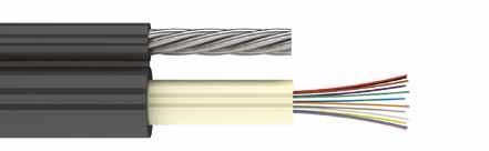 InAir Superlight Figure 8 (Uni-Tube Single Jacket Cable) 4 Reduced weight and size Efficient design 3 2 1 Low installation cost CONSTRUCTION: 1. Optical fiber. 2. PBT loose tube filled with waterswellable gel.