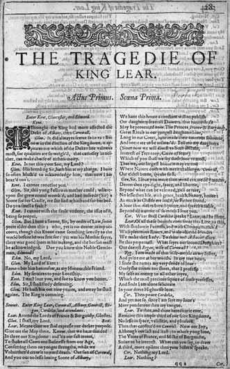 Shakespeare s Texts 89 Title page of the First Folio edition of