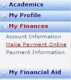 payments. Check with your Bursar to sign up for automatic payments.