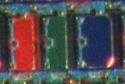 1 Example from KODAK Spettri dei tre colori primari RGB e del bianco Pixel Kodak Radianza [W/(sr cm^2 nm)] 5,0E-07 4,5E-07 4,0E-07 3,5E-07 3,0E-07 2,5E-07 2,0E-07 1,5E-07 1,0E-07 5,0E-08