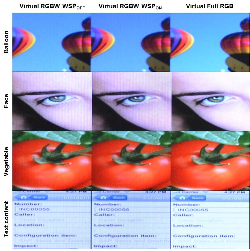 Figure 4.9: Examples of gamma corrected simulated images captured by a digital camera Histograms of original sample pictures are shown in Figure 4.10.