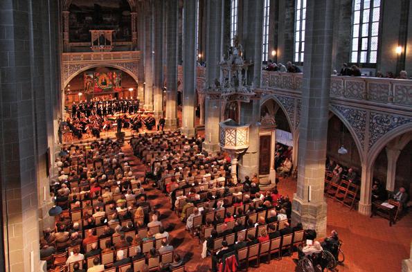 Handel Festival Halle CONCERTS IN AUTHENTIC VENUES The top event in the musical diary of the 1,200 year-old city of Halle an der Saale is the annual Handel Festival, held in late May and early June,