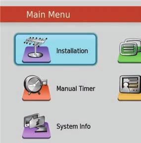 MAIN MENU: Main Menu Main Menu All receiver s settings and tuning options are accessed from the Main Menu.