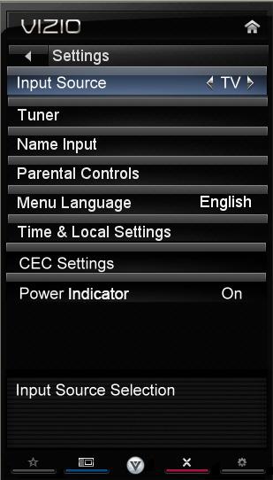 5 Resetting the Audio Settings To reset the audio settings to the factory default settings: 1. Press the MENU button on the remote. The on-screen menu is 2.