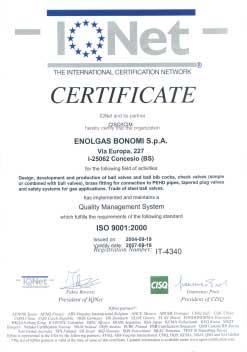 has always been considering Quality a strategic factor and has been one of the first Italian firms in its field to implement a Quality Assurance System, in accordance with
