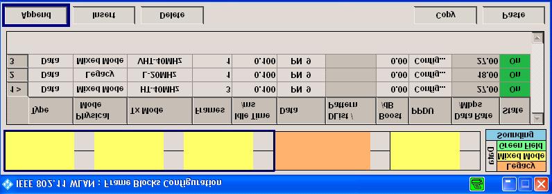 Signal Configuration SIM2/Waveforms/primary_seg 2/Waveforms/secondary_seg In the main menu, set the State to On and transfer the multi carrier signal (i.e. the 80 MHz + 80 MHz signal) to the AFQ B for playback.