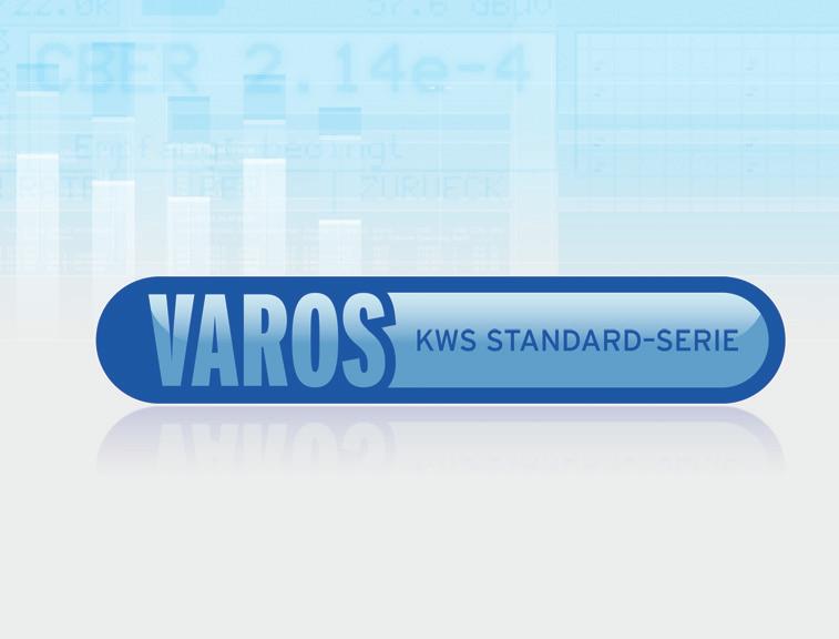 TABLE OF CONTENTS Here you can find additional information. KWS Electronic...Pages 1 3 AMA KWS PRO SERIES...Pages 4 9 VAROS KWS STANDARD SERIES...Pages 10 13 SOFTWARE.