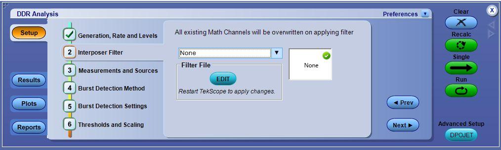 Operating basics Filter types None: Select if you do not to want to apply filter files. This option is selected by default. Direct Attached: Select to attach pre-defined filter files.