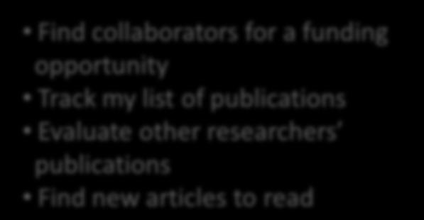 Evaluate other researchers publications