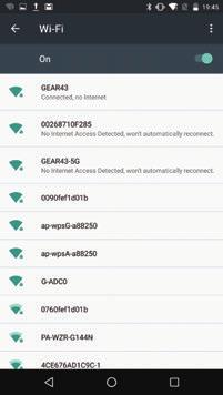 3. Tap the Wi-Fi access point you wish to connect to from the list of
