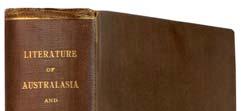 [111] PETHERICK, Edward Augustus. Catalogue of Books relating to Australasia, Malaysia, Polynesia, the Pacific coast of America and the South Seas. London, Francis Edwards Ltd, 1899.