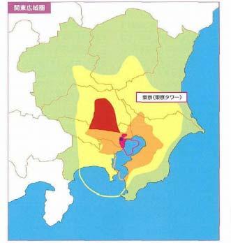 Stage Stage Enlargement of DTTB Service Area(1/3) Kanto wide Area Should be covered by translator by 2008-2009 Dec.