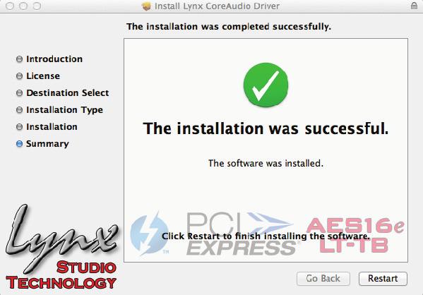 OS X installation process installs both the Core Audio driver and the