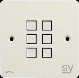 Control KPM-4 / KPM-6 Mini 4 or 6 button Keypad Controllers RB6 Relay Controller SY-KPM4-BW - 4 button UK
