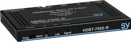 Outputs - 1 HDMI pass through, 1 Scaled HDBaseT + Mirrored HDMI output Data rate 10.