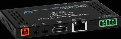 SY-HDBT-100SR Transmitter SY-HDBT-100SR Receiver Accessories: SY-IR-HDBT-7/1 Infra-Red Emitter & Receiver SY-RS-01 Rack Shelf SLIM-70SE HDMI