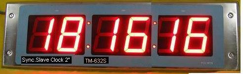WIRELESS SYNCHRONIZED DIGITAL SLAVE CLOCK (2 ) Model No: TM652S The POLMON Digital Synchronized Clock System is a perfect solution for a wide range of applications where accurate, synchronized time