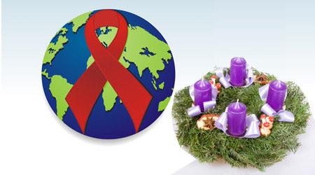 If possible, provide a red ribbon, representing the fight against HIV/AIDS to all who enter your worship services.