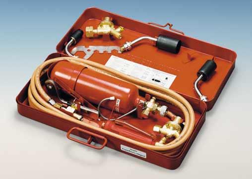 Gas Torch Set Gas Torch Set The soldering and gas torch set is tailored to the requirements of processing heat-shrink components.