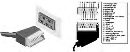 SCART SCART SYNDICAT DES CONSTRUCTEURS D APPAREILS RADIORECEPTEURS ET TELEVISEURS 21-Pin Euro-SCART Euroconnector Interconnects are