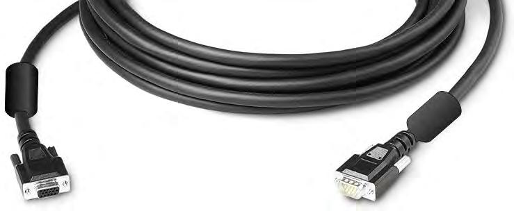 0M CL645 VGA TO RGB BREAK-OUT CABLE [3x RCA] High density HD15 pin to 3x RCA plugs.