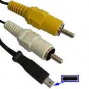 Plug 2 AV & USB CL861 CASIO AUDIO VIDEO