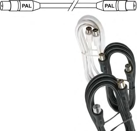 3C-2V 75Ω FLYLEADS Black or White leads for making antenna connections inside. Molded plugs. 3C-2V Coax Twin Shield 75Ω in Black or White. Available in Packaged or Bulk form.